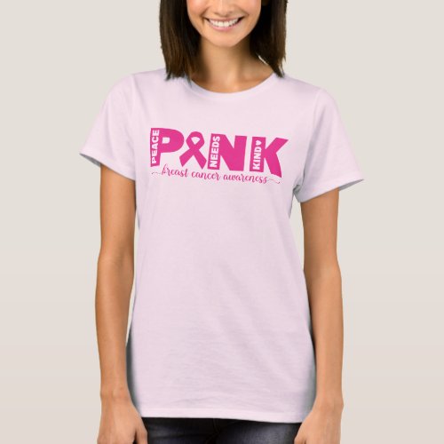 Pink Week Breast Cancer Awareness Month Family T_Shirt