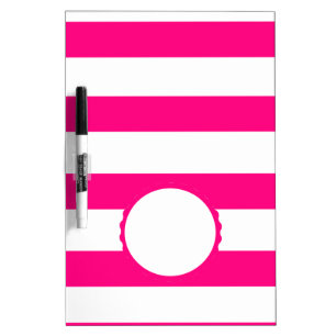 Pink Weis touched mono gram personalizes Dry-Erase Board