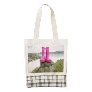 Pink Wellies Zazzle HEART Tote Bag