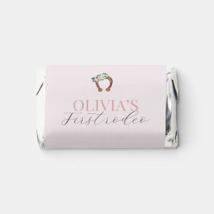 Pink western cowgirl rodeo birthday hershey's miniatures