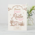 Pink Western Desert 21st Rodeo 21st Birthday Invitation | Zazzle