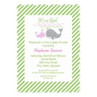 Green Baby Shower Invitations 4