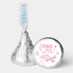 Pink Whale Oneder The Sea 1st Birthday  Hershey®'s Kisses®