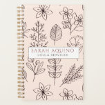 Pink Whimsical Floral Doula Or Midwife Business Planner<br><div class="desc">Pink whimsical floral doula or midwife business planner to keep track of your clients and appointments. Brand your service with a recognizable design. Image from Raw Pixel.</div>