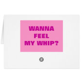PINK WHIP CARDS (Back Horizontal)