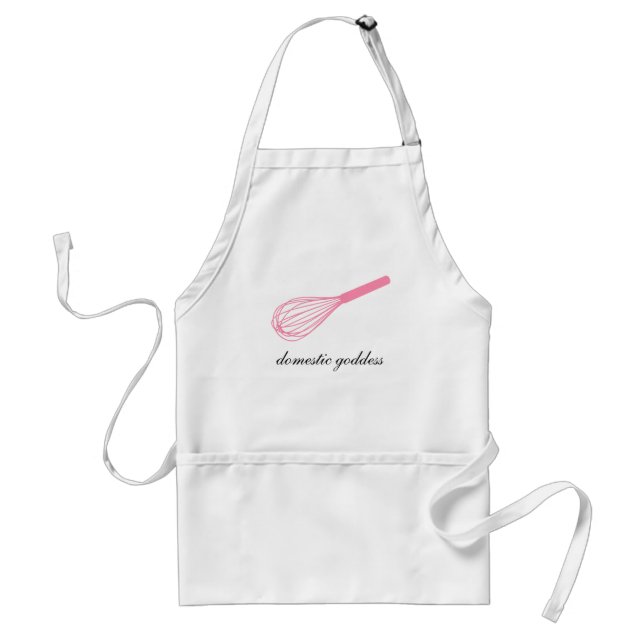 Pink Whisk Domestic Goddess Apron (Front)