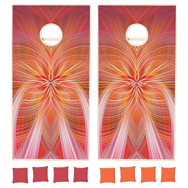 Pink Whispers  Cornhole Set (Set)