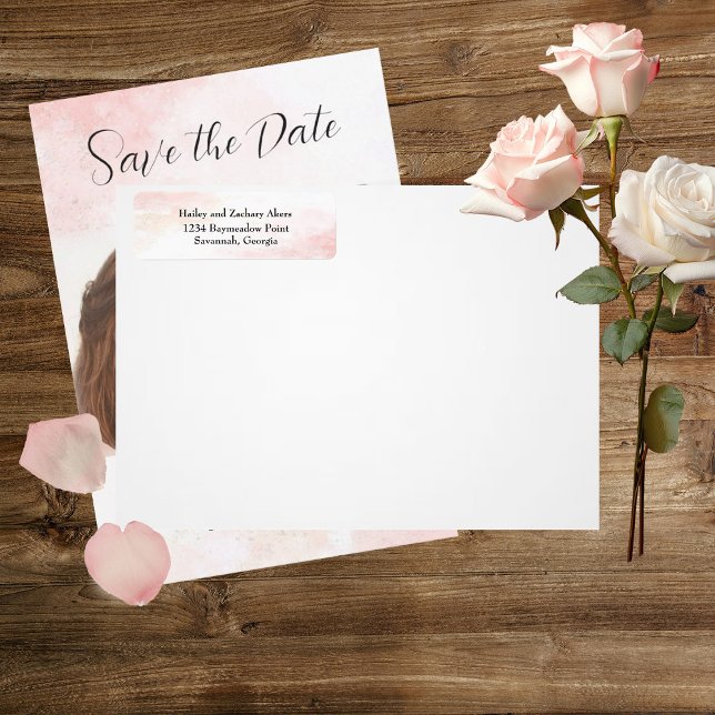Pink Whispers Return Address Labels (Creator Uploaded)
