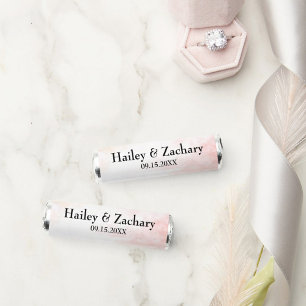 Pink Whispers Wedding Candy Favors