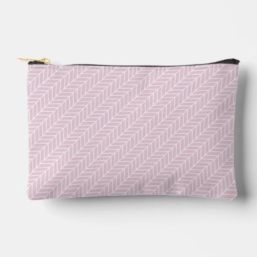 Pink & White Abstract Diagonal Chevron Pattern