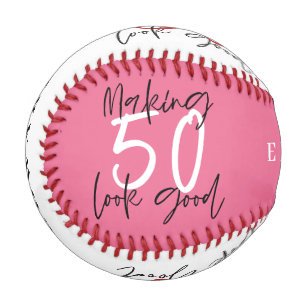 Plain bright hot pink baseball | Zazzle