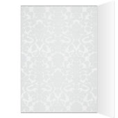 Pink, White, and Gray Damask Table Number Card (Inside (Left))