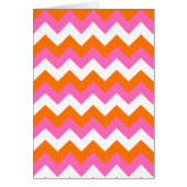 Pink White and Orange Zigzag (Front)