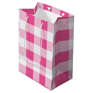 Pink White Buffalo Check Birthday