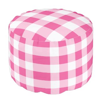 Pink White Buffalo Check 