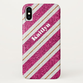 Pink, White Case-Mate Barely There iPhone X Case