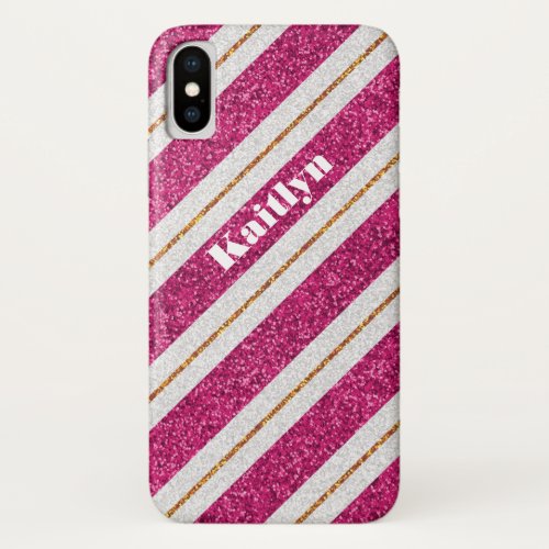 Pink White Case_Mate Barely There iPhone X Case