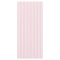 Pink & White Chandelier Striped Reception Menu