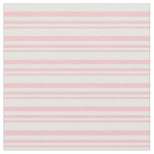Pink & White Colored Stripes Pattern Fabric