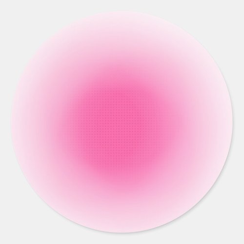 Pink White Colors Elegant Blank Template Classic Round Sticker