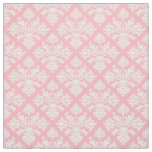Pink, White Damask Pattern #3 Size6 Fabric