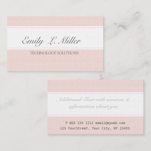 Customizable Plain Elegant Style Business Card Templates