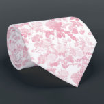 Pink White Floral Roses Chinoiserie Pattern Neck Tie<br><div class="desc">A beautiful antique style pink and white floral roses chinoiserie design. A pink and white roses botanical design ideal for home decor, personalized gifts and office decor. Perfect for anyone who loves pink floral themed designs and pretty antique style chinoiserie illustrations.</div>
