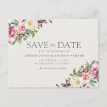 80th Birthday Save The Date Postcards No Minimum Quantity Zazzle