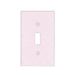 Pink &amp; White Greek Key Light Switch Cover at Zazzle