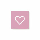 Pink White Heart Valentines Notes