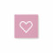 Pink White Heart Valentines Notes