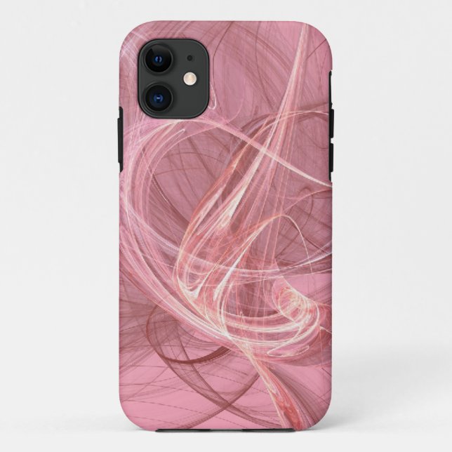 Pink & White iPhone 5 Custom Case-Mate ID Case (Back)