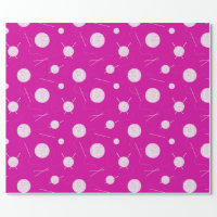 Emerald Green, Hot Pink, White Preppy Madras Plaid Wrapping Paper