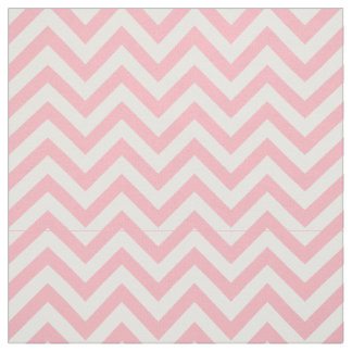 Pink, White LG Chevron ZigZag Pattern 12I Fabric