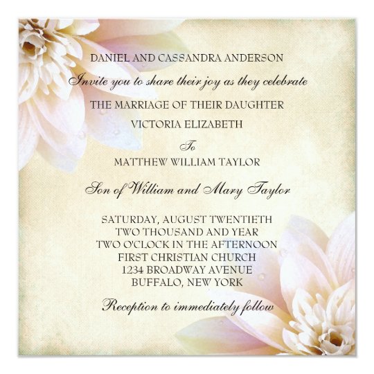 Lotus Wedding Invitations 6