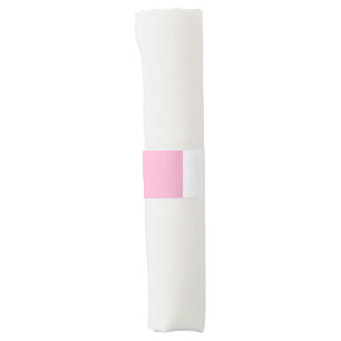 Pink  White  Occassional Napkin Bands