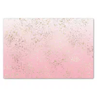 Speckled Tissue Paper - Rose Gold Metallic on Blush