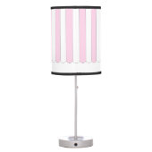 Pink | White Paris Eiffel Tower Table Lamp (Back)
