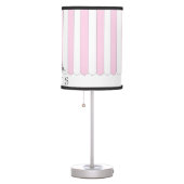 Pink | White Paris Eiffel Tower Table Lamp (Right)