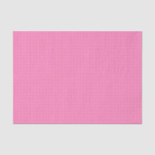 Pink-White Pastel Gingham-TISSUE WRAPPING PAPER