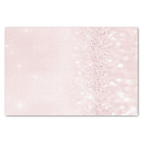 Pink White Pastel Glitter Powder Girly 16th Bridal Tissue Paper