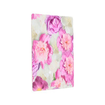 Pink White Peony Rose - Romantic Floral