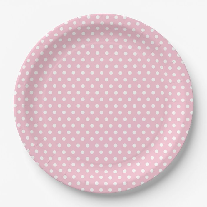 polka dot paper plates