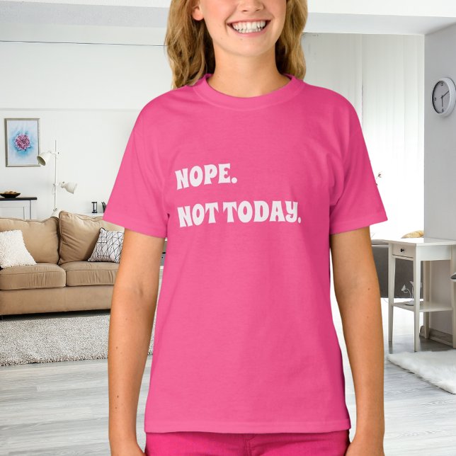 Pink white quote girl T-Shirt (Creator Uploaded)
