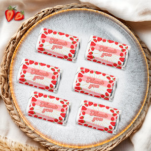 Pink White Red Strawberry Theme Party Favors