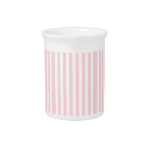 Pink & White Stripe Pitcher