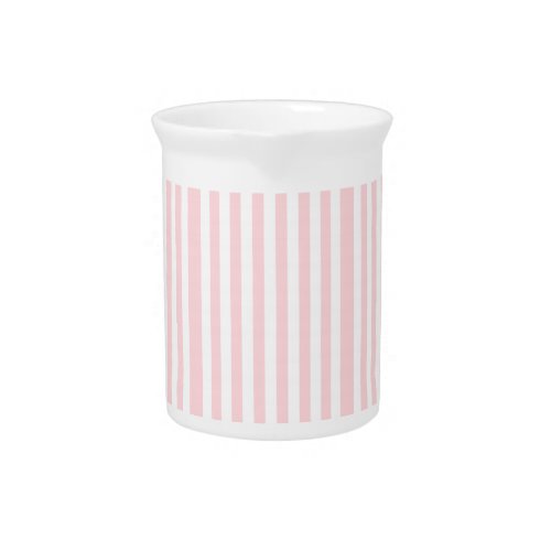 Pink & White Stripe Pitcher