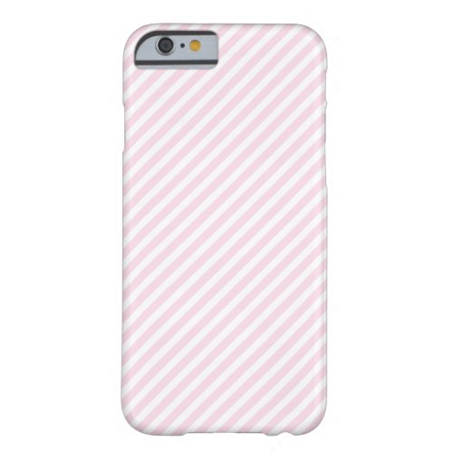 Pink  White Striped iPhone 6 Case