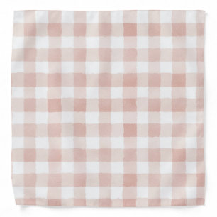 Pink White Stripes Bandana