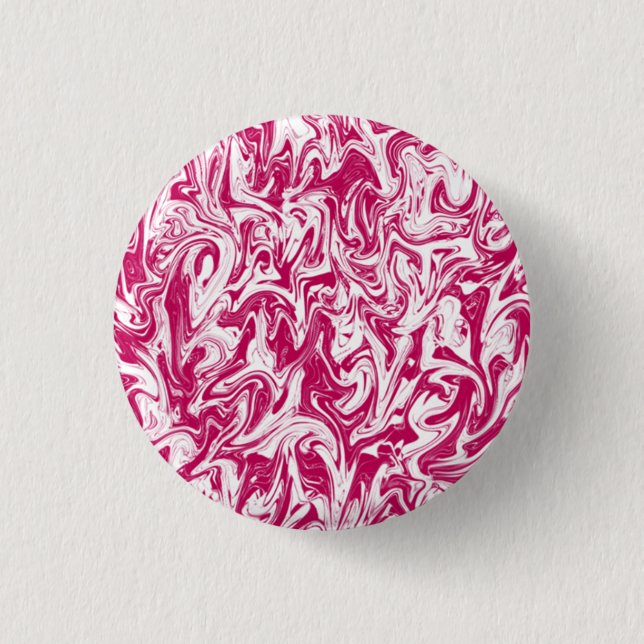 Pink & White Swirl Button (Front)